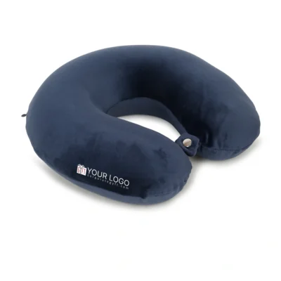 Buy Teakwood Cozy Rest Neck Pillow - Navy Blue in bulk for Corporate Gifting | Corporate Gyft