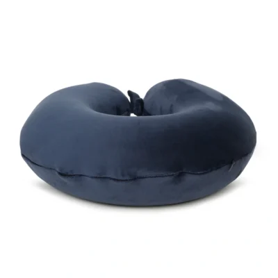 Buy Teakwood Cozy Rest Neck Pillow - Navy Blue in bulk for Corporate Gifting | Corporate Gyft