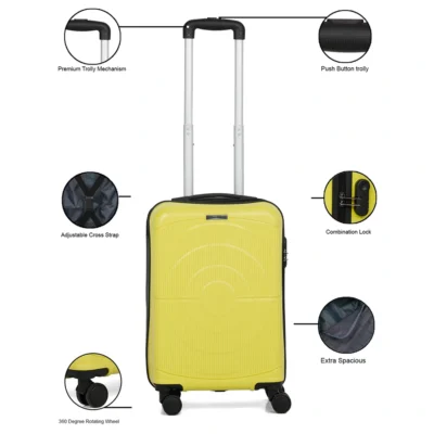 Buy Teakwood Dart Executive Cabin Trolley - Lime Green in bulk for Corporate Gifting | Corporate Gyft