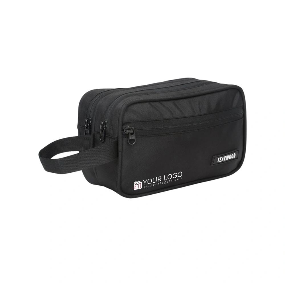 Teakwood Voyage Travel Kit - Black Buy Teakwood Voyage Travel Kit - Black in bulk for Corporate Gifting | Corporate Gyft