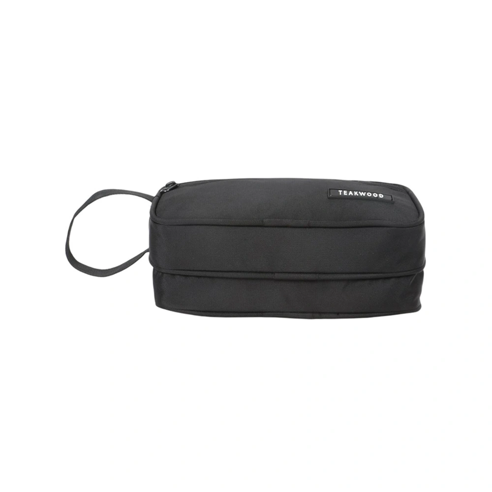 Teakwood Voyage Travel Kit - Black Buy Teakwood Voyage Travel Kit - Black in bulk for Corporate Gifting | Corporate Gyft
