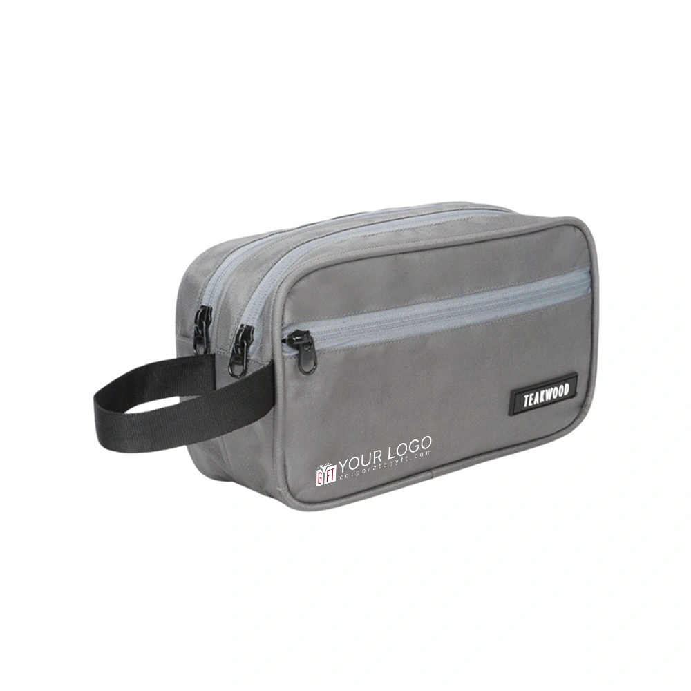Teakwood Voyage Travel Kit - Grey Buy Teakwood Voyage Travel Kit - Grey in bulk for Corporate Gifting | Corporate Gyft