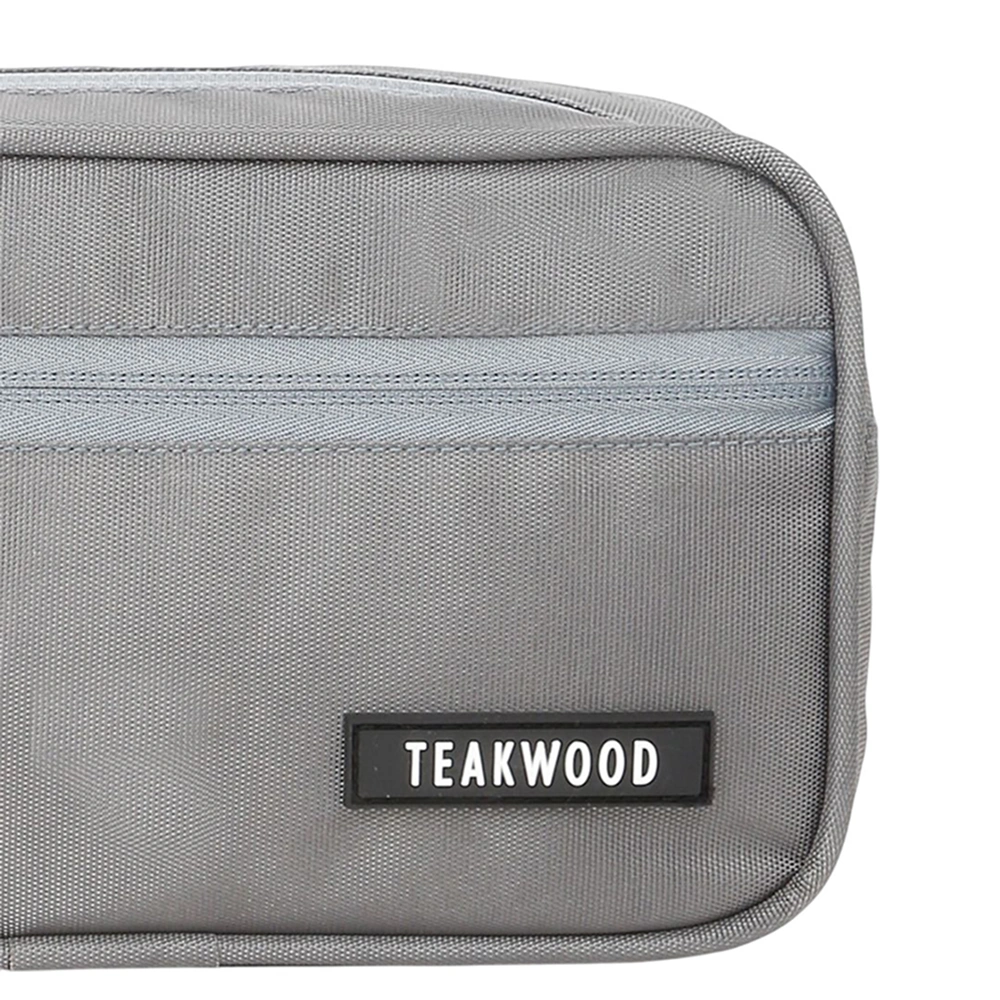 Teakwood Voyage Travel Kit - Grey Buy Teakwood Voyage Travel Kit - Grey in bulk for Corporate Gifting | Corporate Gyft
