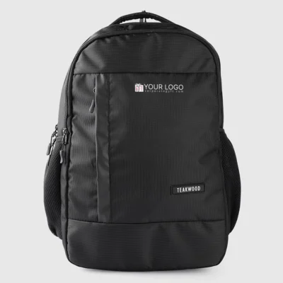 Buy Teakwood Trojan Commute Backpack - Black in bulk for Corporate Gifting | Corporate Gyft