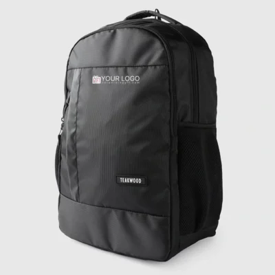 Buy Teakwood Trojan Commute Backpack - Black in bulk for Corporate Gifting | Corporate Gyft