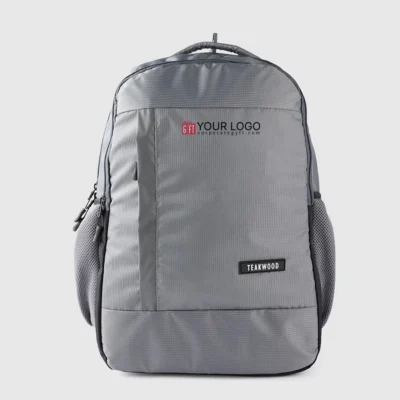 Buy Teakwood Trojan Commute Backpack - Grey in bulk for Corporate Gifting | Corporate Gyft