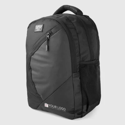 Buy Teakwood Umberto Executive Backpack - Black in bulk for Corporate Gifting | Corporate Gyft