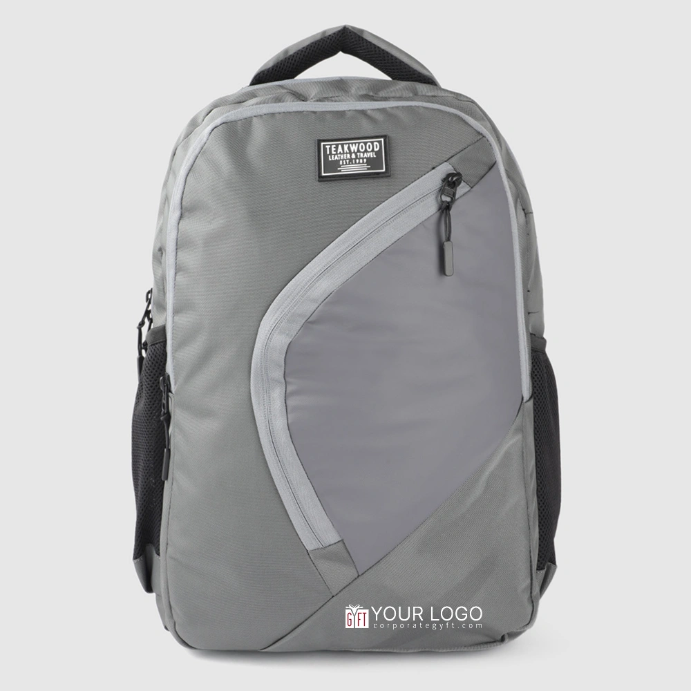 Teakwood Umberto Executive Backpack - Grey Buy Teakwood Umberto Executive Backpack - Grey in bulk for Corporate Gifting | Corporate Gyft