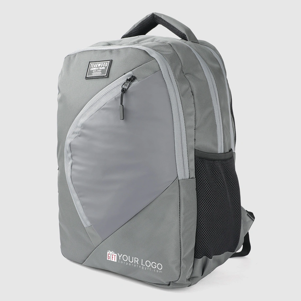Teakwood Umberto Executive Backpack - Grey Buy Teakwood Umberto Executive Backpack - Grey in bulk for Corporate Gifting | Corporate Gyft