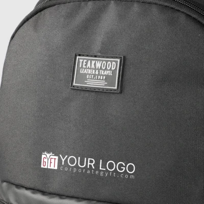 Buy Teakwood Vasily Urban Laptop Backpack - Black in bulk for Corporate Gifting | Corporate Gyft