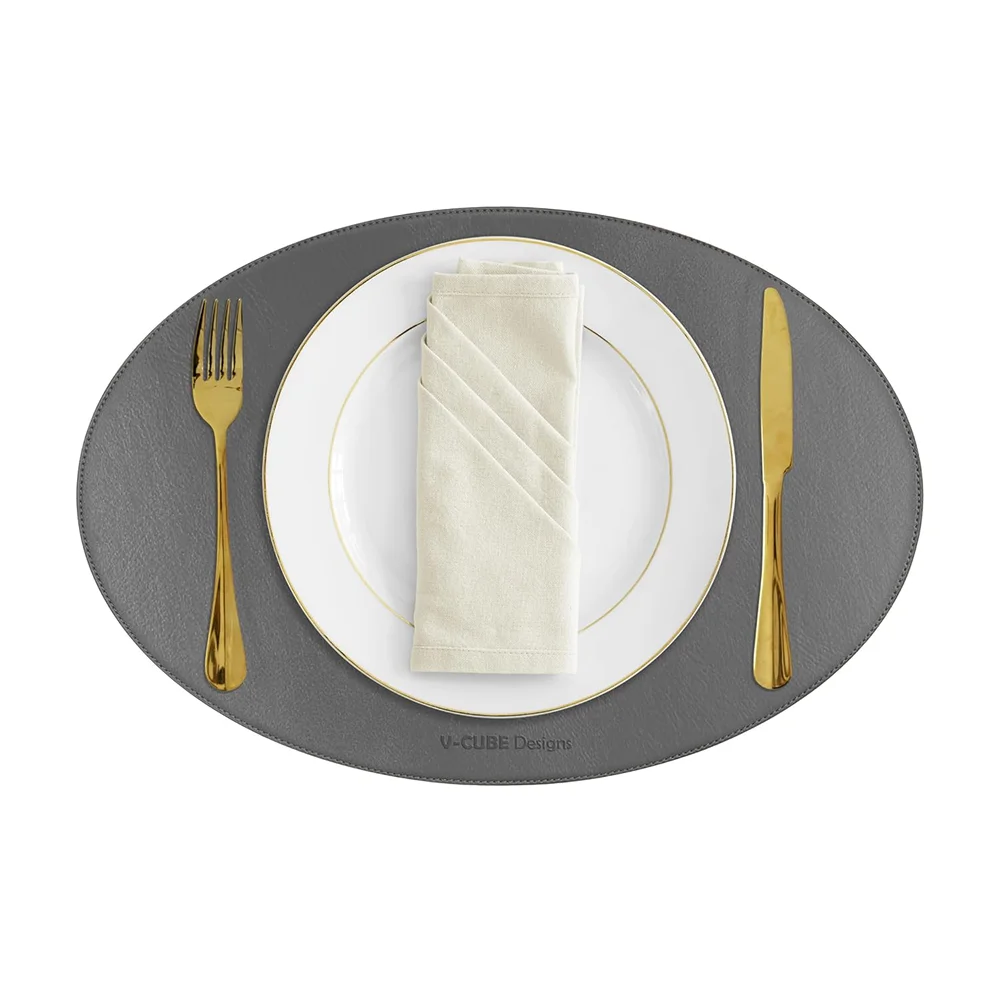 Elite Dining Placemat Set – Grey Buy Elite Dining Placemat Set – Grey in bulk for Corporate Gifting | Corporate Gyft