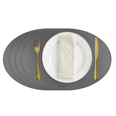Buy Elite Dining Placemat Set – Grey in bulk for Corporate Gifting | Corporate Gyft