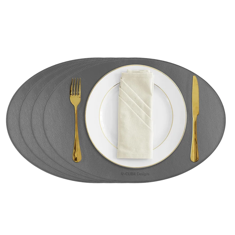 Elite Dining Placemat Set – Grey Buy Elite Dining Placemat Set – Grey in bulk for Corporate Gifting | Corporate Gyft