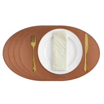 Buy Elite Dining Placemat Set – Tan in bulk for Corporate Gifting | Corporate Gyft