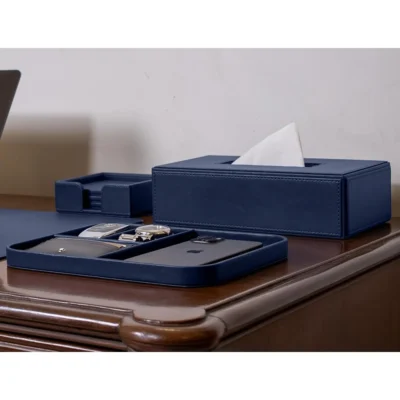 Buy Executive Desk Essentials Set – Blue in bulk for Corporate Gifting | Corporate Gyft