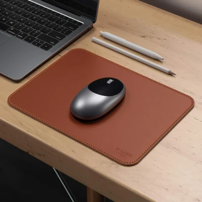 Buy Executive Desk Mouse Pad - Tan in bulk for Corporate Gifting | Corporate Gyft