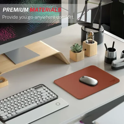 Buy Executive Desk Mouse Pad - Tan in bulk for Corporate Gifting | Corporate Gyft