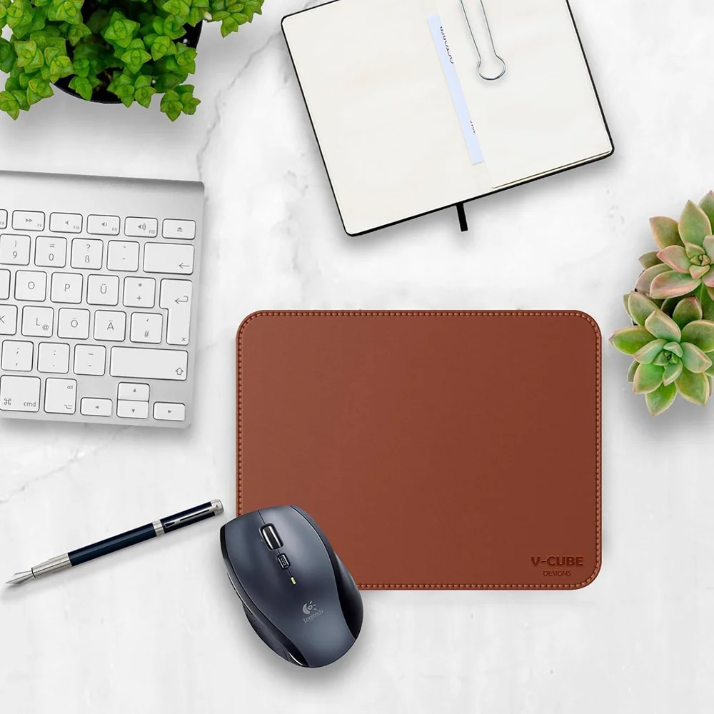 Executive Desk Mouse Pad - Tan Buy Executive Desk Mouse Pad - Tan in bulk for Corporate Gifting | Corporate Gyft