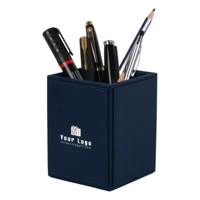 Buy Desktop Stationery Organizer – Navy Blue in bulk for Corporate Gifting | Corporate Gyft