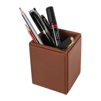 Buy Desktop Stationery Organizer – Tan in bulk for Corporate Gifting | Corporate Gyft