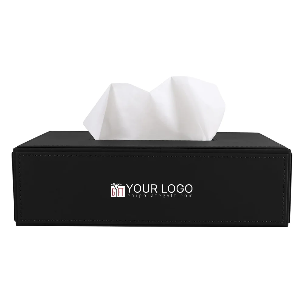 Elegant Tissue Holder - Black Buy Elegant Tissue Holder - Black in bulk for Corporate Gifting | Corporate Gyft