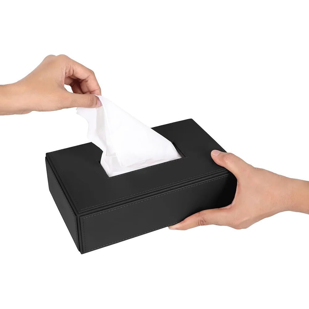 Elegant Tissue Holder - Black Buy Elegant Tissue Holder - Black in bulk for Corporate Gifting | Corporate Gyft