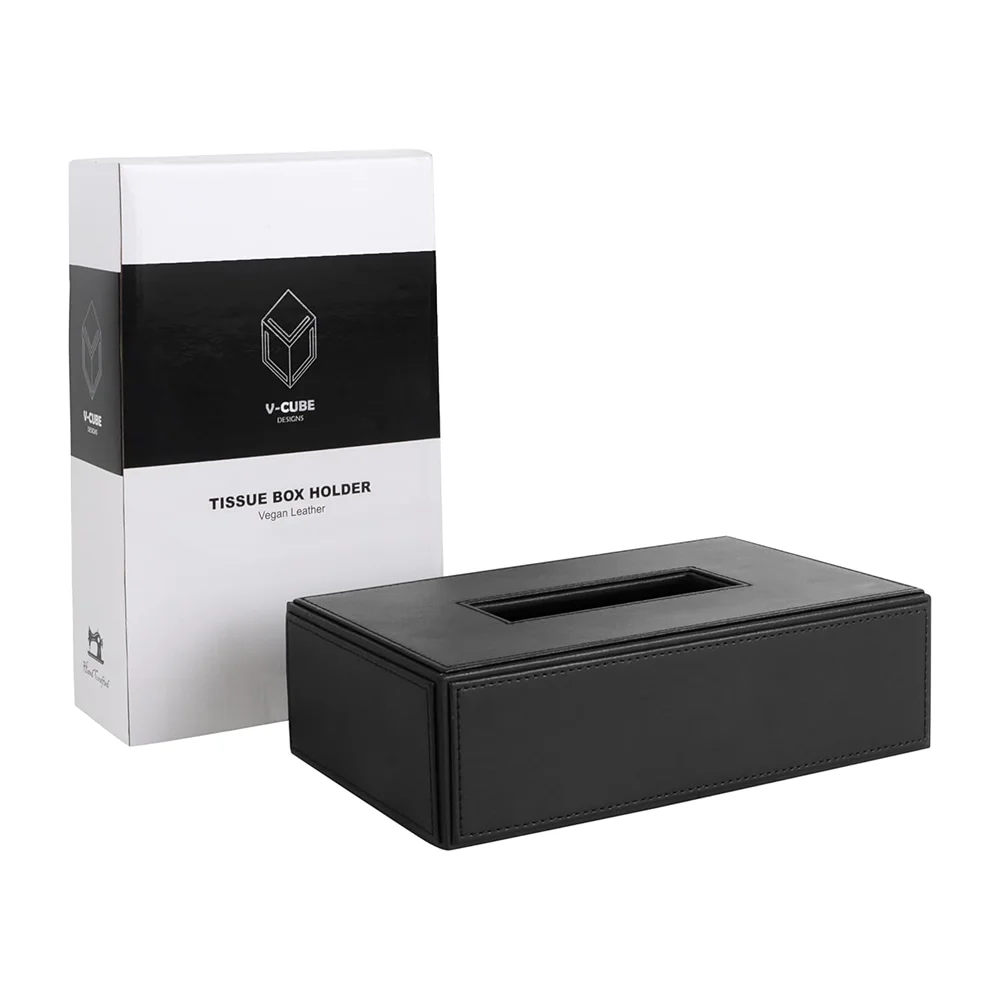 Elegant Tissue Holder - Black Buy Elegant Tissue Holder - Black in bulk for Corporate Gifting | Corporate Gyft