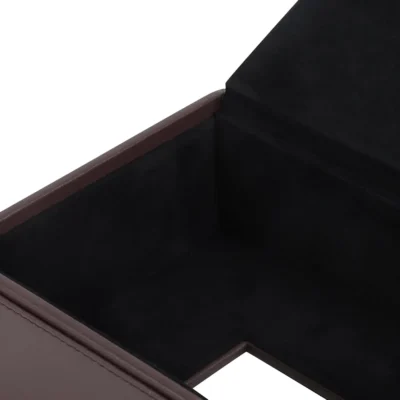 Buy Elegant Tissue Holder - Brown in bulk for Corporate Gifting | Corporate Gyft