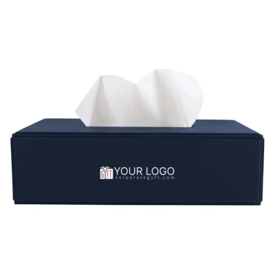 Buy Elegant Tissue Holder - Navy Blue in bulk for Corporate Gifting | Corporate Gyft