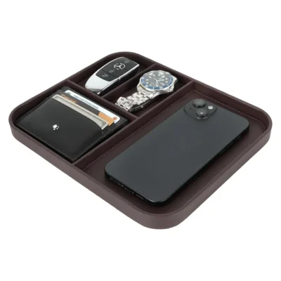 Buy Executive Valet Tray – Brown in bulk for Corporate Gifting | Corporate Gyft