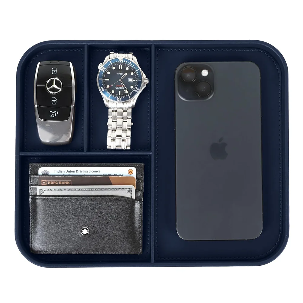 Executive Valet Tray – Navy Blue Buy Executive Valet Tray – Navy Blue in bulk for Corporate Gifting | Corporate Gyft