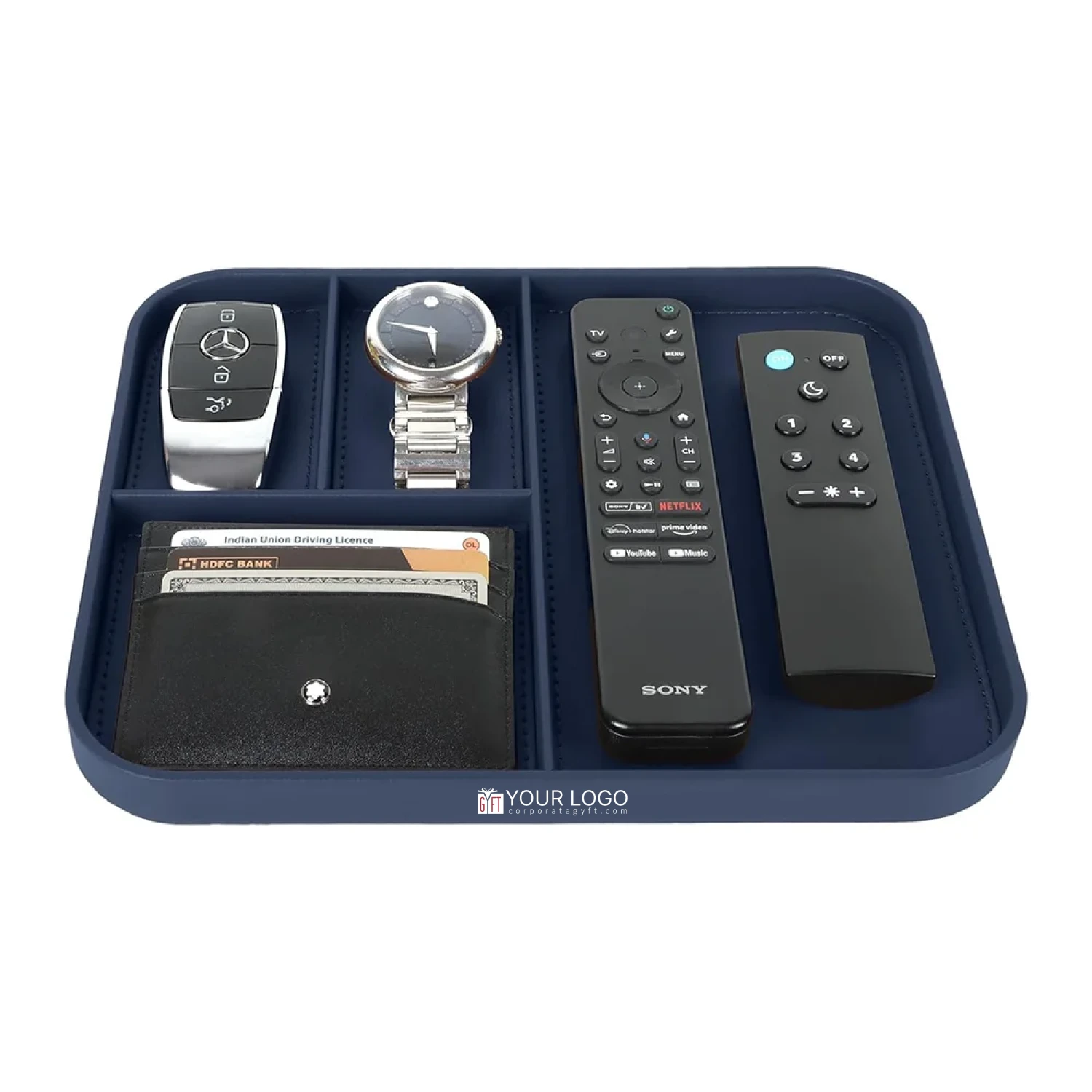 Executive Valet Tray – Navy Blue Buy Executive Valet Tray – Navy Blue in bulk for Corporate Gifting | Corporate Gyft