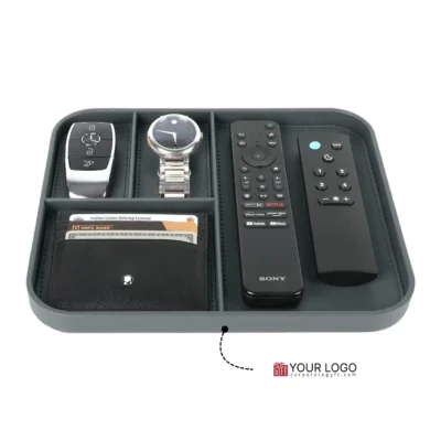 Buy Executive Valet Tray – Gray in bulk for Corporate Gifting | Corporate Gyft