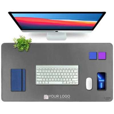 Buy Signature Desk Mat – Gray in bulk for Corporate Gifting | Corporate Gyft