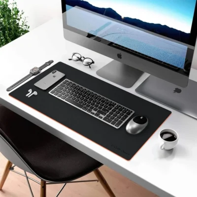 Buy Dual Tone Desk Mat – Black in bulk for Corporate Gifting | Corporate Gyft
