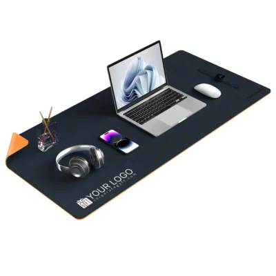 Buy Dual Tone Desk Mat – Navy Blue in bulk for Corporate Gifting | Corporate Gyft