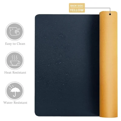 Buy Dual Tone Desk Mat – Navy Blue in bulk for Corporate Gifting | Corporate Gyft