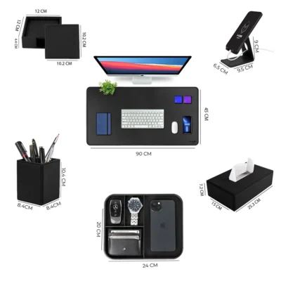 Buy Executive Desk Essentials Set – Black in bulk for Corporate Gifting | Corporate Gyft