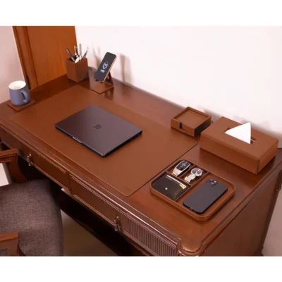 Buy Executive Desk Essentials Set – Tan in bulk for Corporate Gifting | Corporate Gyft