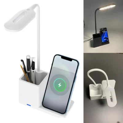 Buy Vireon Desk Lamp With Phone Stand in bulk for Corporate Gifting | Corporate Gyft