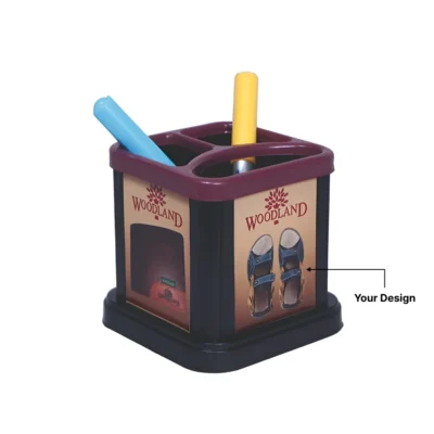 Buy Premium Square Desk Pen Stand in bulk for Corporate Gifting | Corporate Gyft
