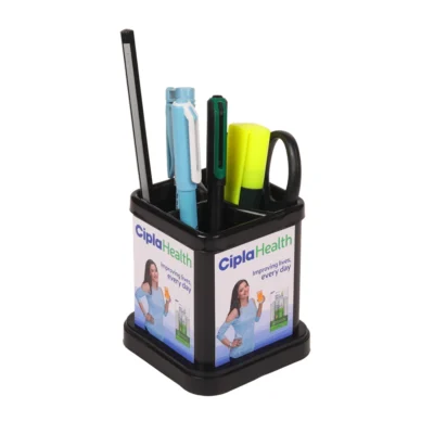 Buy Premium Square Desk Pen Stand in bulk for Corporate Gifting | Corporate Gyft