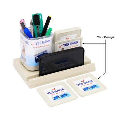 Buy All-in-One Desk Organizer in bulk for Corporate Gifting | Corporate Gyft