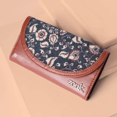 Buy Zouk Kyra Flap Wallet for Women in bulk for Corporate Gifting | Corporate Gyft