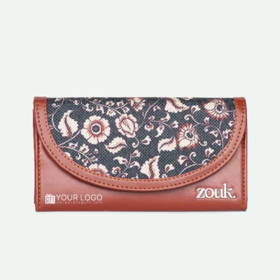 Buy Zouk Kyra Flap Wallet for Women in bulk for Corporate Gifting | Corporate Gyft