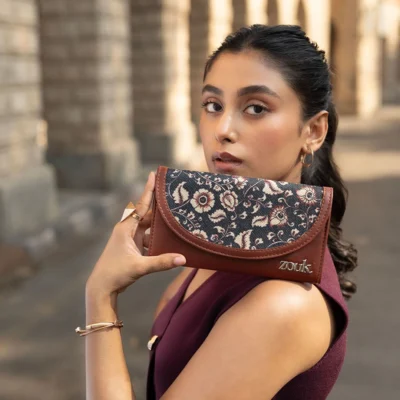 Buy Zouk Kyra Flap Wallet for Women in bulk for Corporate Gifting | Corporate Gyft
