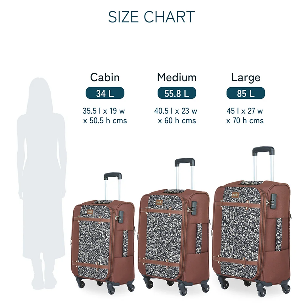 Zouk Saira Travel Trolley Bag Buy Zouk Saira Travel Trolley Bag in bulk for Corporate Gifting | Corporate Gyft