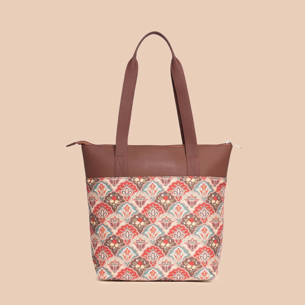 Zouk Mughal Art Tote Bag Buy Zouk Mughal Art Tote Bag in bulk for Corporate Gifting | Corporate Gyft