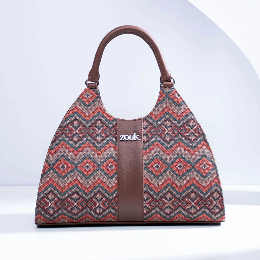 Zouk Konkona Statement Satchel Bag Buy Zouk Konkona Statement Satchel Bag in bulk for Corporate Gifting | Corporate Gyft