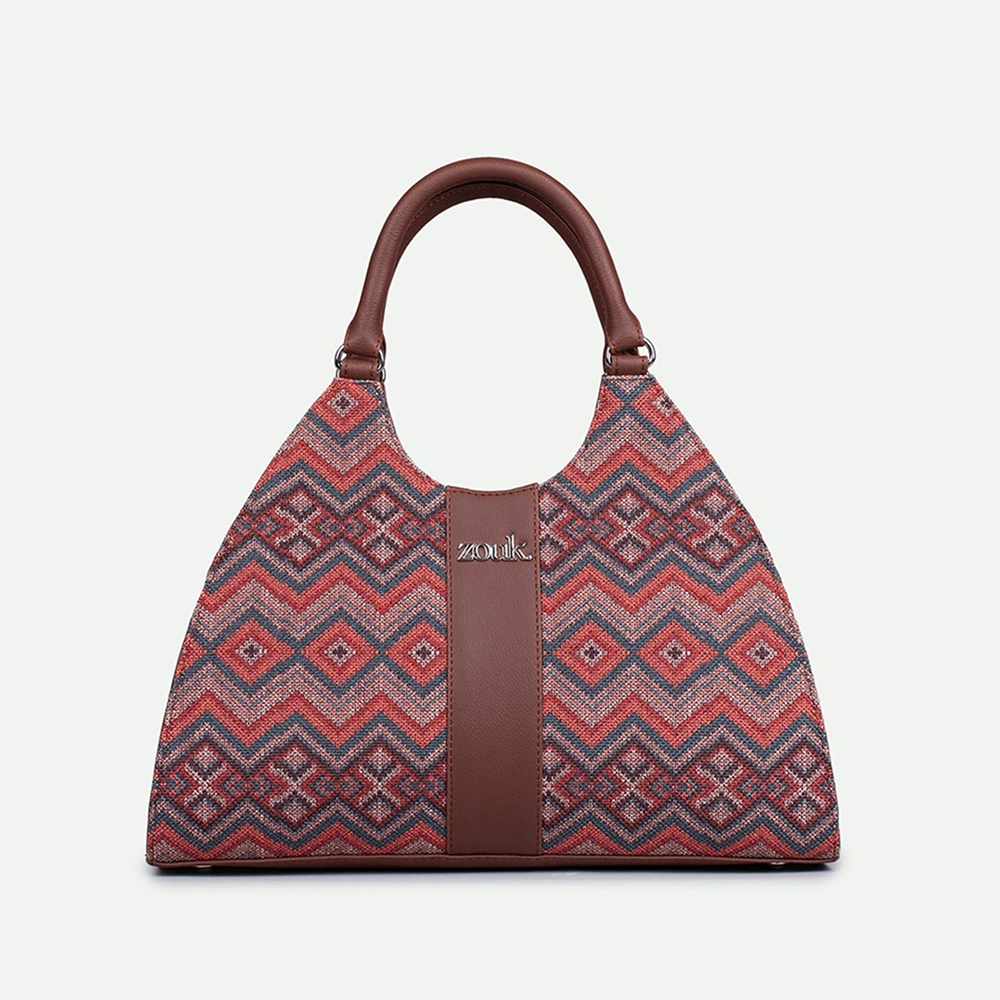 Zouk Konkona Statement Satchel Bag Buy Zouk Konkona Statement Satchel Bag in bulk for Corporate Gifting | Corporate Gyft